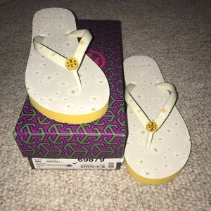 New Tory Burch Flip Flops